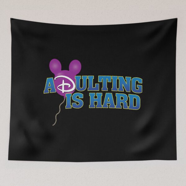 Item preview, Adulting Is Hard designed and sold by 24th abstrata.