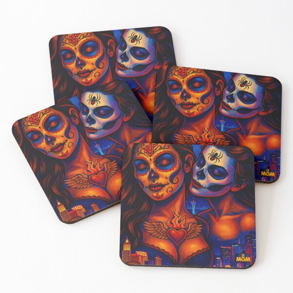 Item preview, Dia De Los Muertos Amor Eterno – Pareja De Calaveras De Amor Eterno designed and sold by DyfunctionalTee.