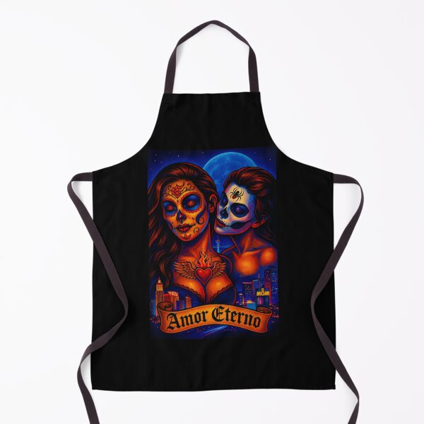 Item preview, Dia De Los Muertos Amor Eterno – Eternal Love Skull Couple designed and sold by DyfunctionalTee.