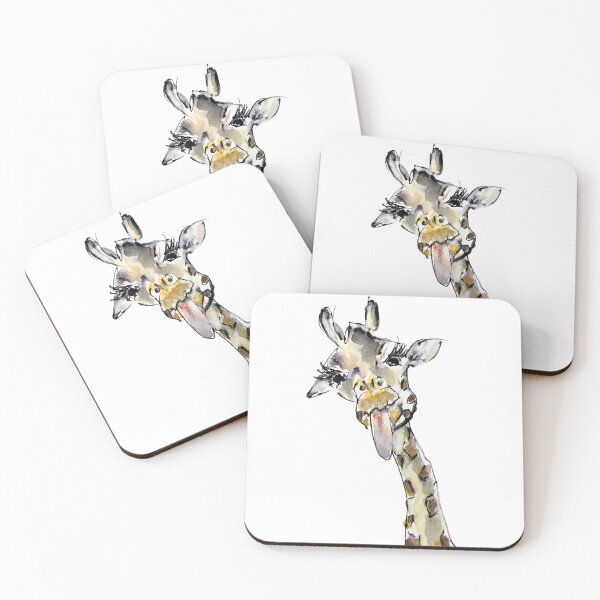 Item preview, Funny Giraffe illustration designed and sold by emilyrosealcockart.