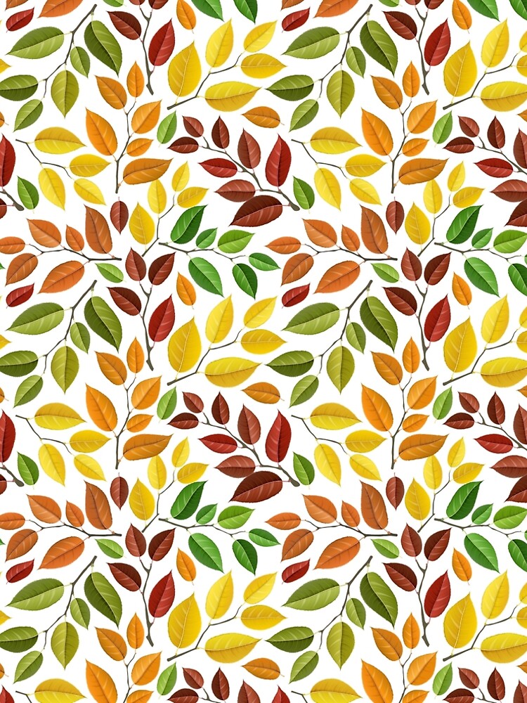 Autumn leaf pattern by creaschon