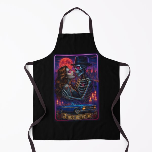 Item preview, Amor Eterno – Dia De Los Muertos Gothic Love Tattoo Art designed and sold by DyfunctionalTee.
