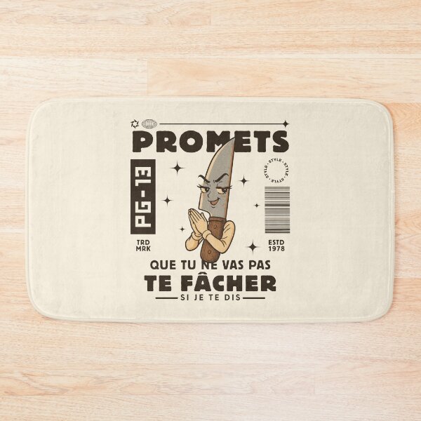 Item preview, Promets que tu ne vas pas te facher (Gabonese expression) designed and sold by Peerless-Prime.