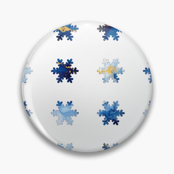 Item preview, Watercolor Blue Snowflakes in Christmas Collection designed and sold by katifinell.