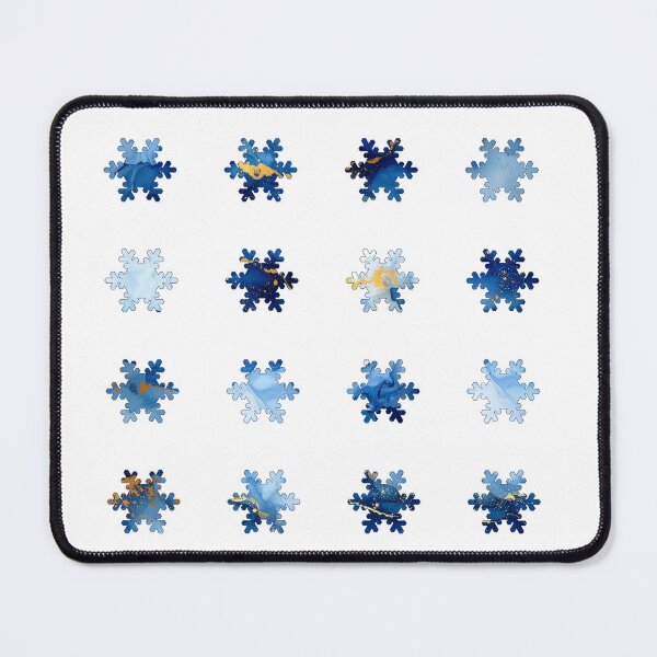 Item preview, Watercolor Blue Snowflakes in Christmas Collection designed and sold by katifinell.