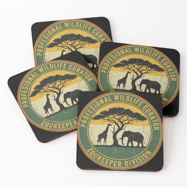 Item preview, Professional Wildlife Curator Zookeeper Division Vintage Safari designed and sold by BlissHalo.
