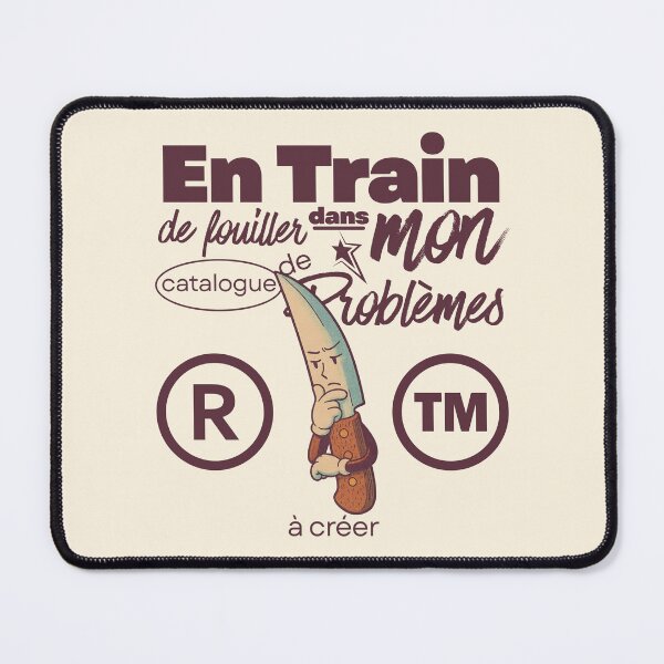 Item preview, En train de fouiller dans mon catalogue de problème (Gabonese expression) designed and sold by Peerless-Prime.