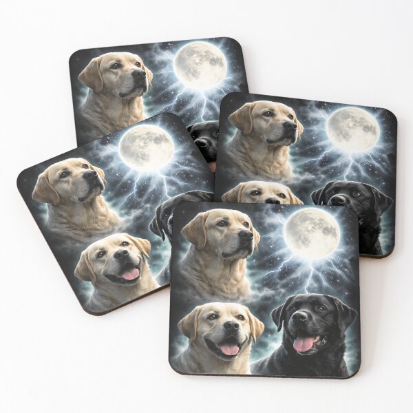 Item preview, Labradors & Massive Lightning Moon designed and sold by FurioInc.