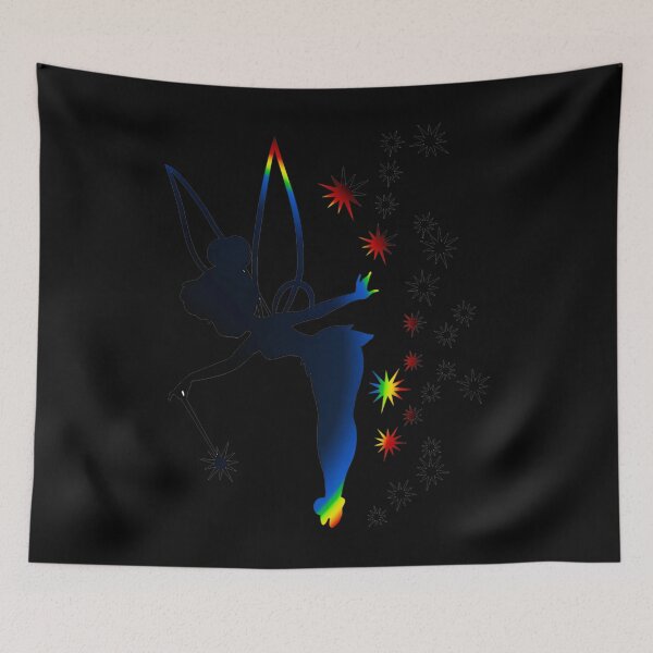 Item preview,  Rainbow Tinkerbell Sillhouette designed and sold by 24th abstrata.