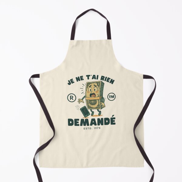 Item preview, Je ne t'ai rien demandé (Gabonese expression) designed and sold by Peerless-Prime.