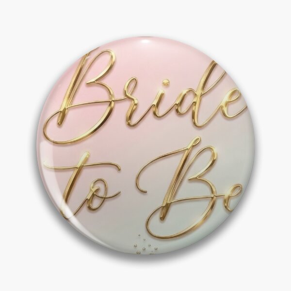 Item preview, Gold Script Bride to Be Graphic – Bachelorette Party & Engagement Celebration Art designed and sold by ResonateUK.