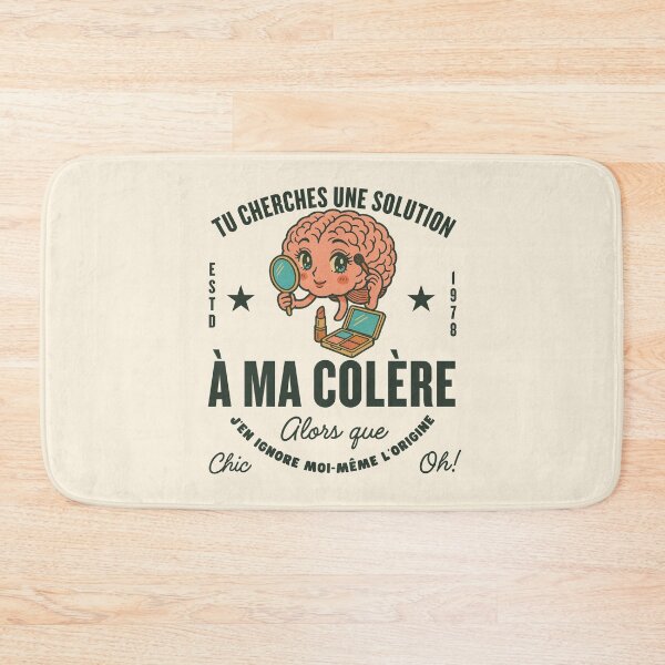 Item preview, Tu cherches une solution à ma colère (Gabonese expression) designed and sold by Peerless-Prime.