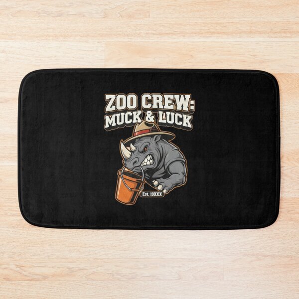 Item preview, Zoo Crew Muck and Luck Angry Rhino Zookeeper Design designed and sold by BlissHalo.