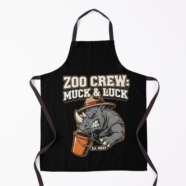 Item preview, Zoo Crew Muck and Luck Angry Rhino Zookeeper Design designed and sold by BlissHalo.