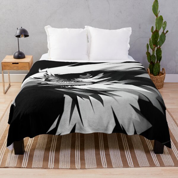 Item preview, Bold Eagle – Black & White Low-Poly Art designed and sold by Dyan4.
