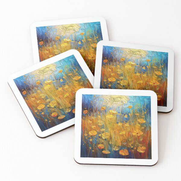 Item preview, Golden wildflower meadow designed and sold by Lightscapes by Jacqueline.