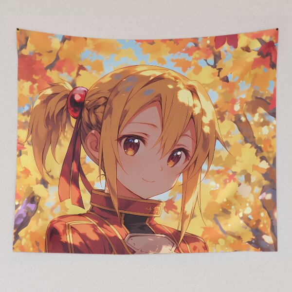 Item preview, Silica Sword Art Online Autumn Leaves Warm Glow Portrait designed and sold by earlobejerk.