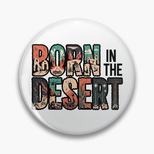 Item preview, Born in the Desert Western Illustration: Terlingua Texas Chihuahuan designed and sold by CircinusStore.