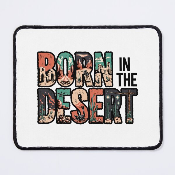 Item preview, Born in the Desert Western Illustration: Terlingua Texas Chihuahuan designed and sold by CircinusStore.