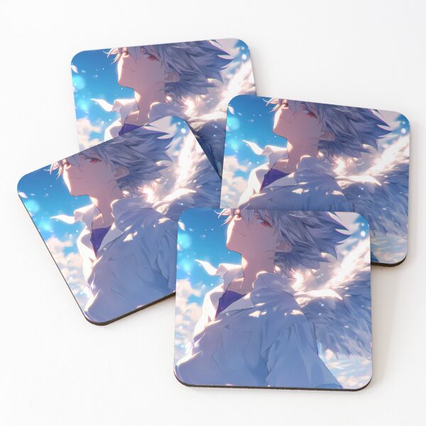 Item preview, Kaworu Nagisa Neon Genesis Evangelion Angelic Sky Serenity designed and sold by earlobejerk.