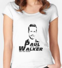 Paul Walker 2020 Tee Design Fitted Scoop T-Shirt