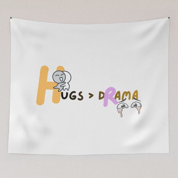 Item preview, Hugs are better than drama designed and sold by Umharnisha.