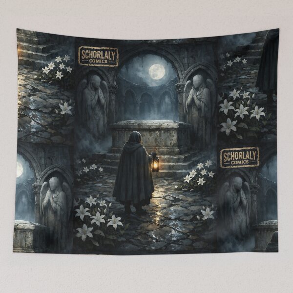 Item preview, The Cloister of the Lost Cenotaph - Gothic Dark Academia designed and sold by bapupa.