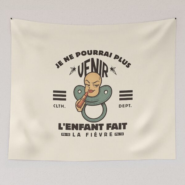 Item preview, Je ne pourrai plus venir (Gabonese expression) designed and sold by Peerless-Prime.