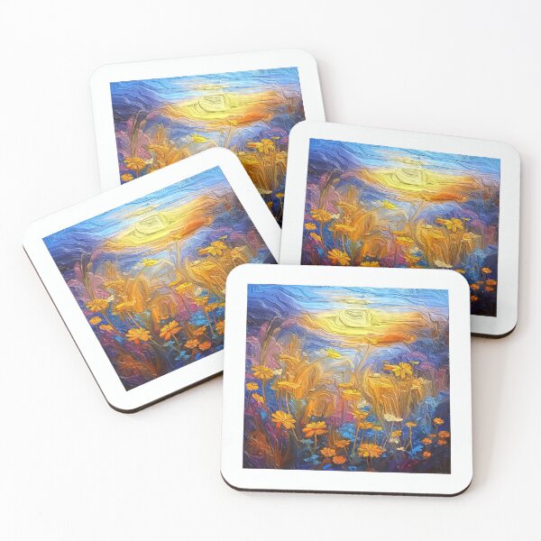 Item preview, Sunlit wildflower field designed and sold by Lightscapes by Jacqueline.