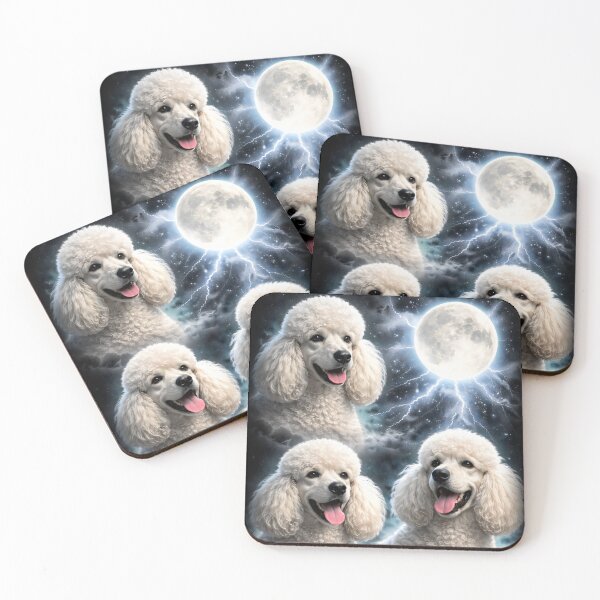 Item preview, Poodles & Massive Lightning Moon designed and sold by FurioInc.