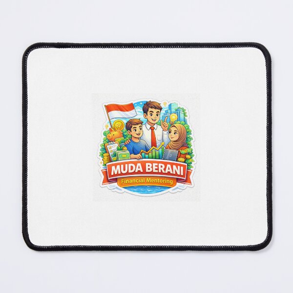 Item preview, Muda Berani Financial Mentoring Sticker – Indonesian Youth Entrepreneurship & Money Growth Illustration designed and sold by Wander Pop Studio.