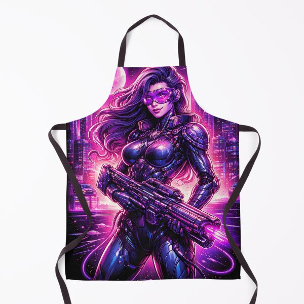 Item preview, Neon Cyberpunk Warrior designed and sold by hiperdinotees.
