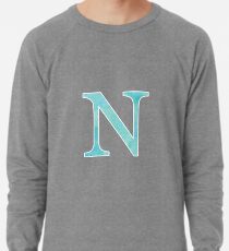 Teal Watercolor Ν Lightweight Sweatshirt