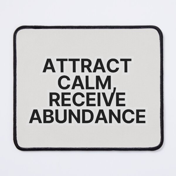 Item preview, Abundance Mindset Sticker | Spiritual Affirmation | Law of Attraction Typography designed and sold by CosmicQuietLab.