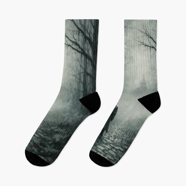 Item preview, The Fog-Bound Quad - Moody Dark Academia designed and sold by bapupa.