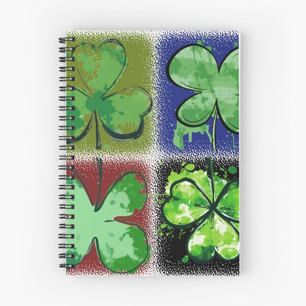 Item preview, 4 SQUARED CLOVER (St. Patrick's Day Themed Design) designed and sold by FREEKNSTEIN.