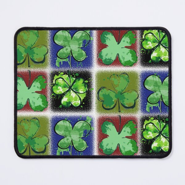 Item preview, 4 SQUARED CLOVER (St. Patrick's Day Themed Design) designed and sold by FREEKNSTEIN.