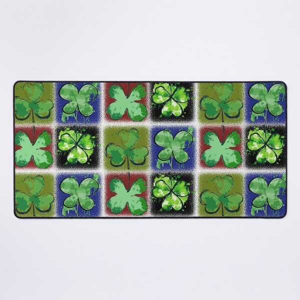 Item preview, 4 SQUARED CLOVER (St. Patrick's Day Themed Design) designed and sold by FREEKNSTEIN.