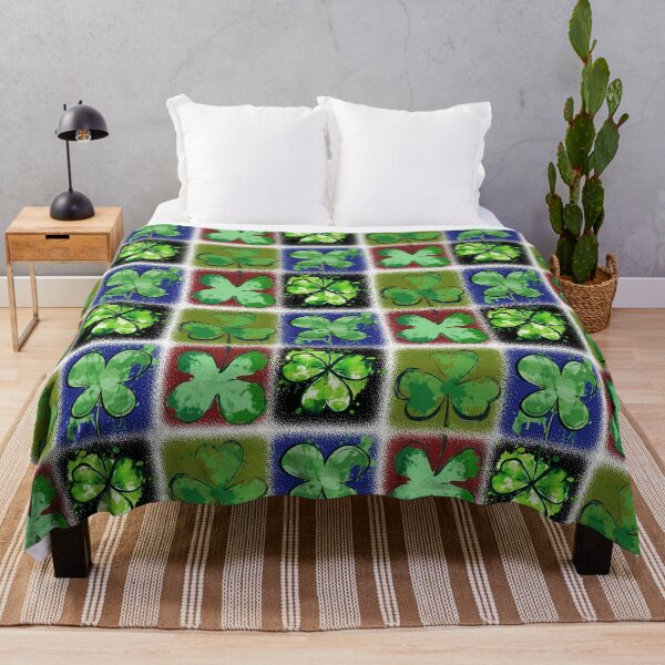 Item preview, 4 SQUARED CLOVER (St. Patrick's Day Themed Design) designed and sold by FREEKNSTEIN.