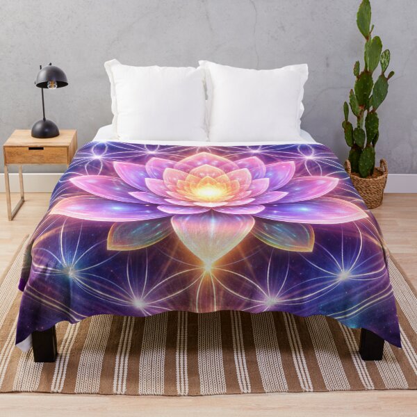 Item preview, Glowing Lotus in the Geometry of Life. designed and sold by Lilashakti ⭐️ ⭐️ ⭐️ ⭐️ ⭐️.