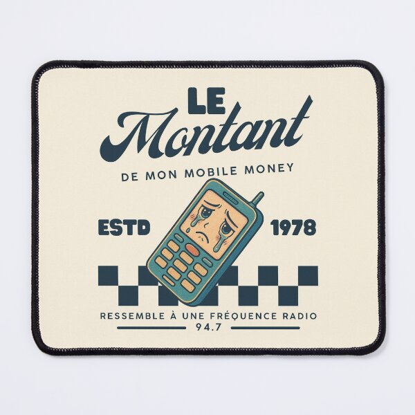 Item preview, Le montant de mon mobile money (Gabonese expression) designed and sold by Peerless-Prime.