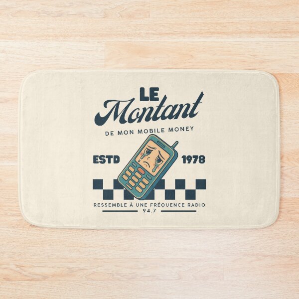 Item preview, Le montant de mon mobile money (Gabonese expression) designed and sold by Peerless-Prime.