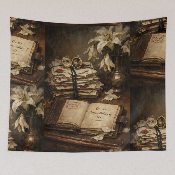 Item preview, The Epistolary Bedside - Romantic Dark Academia designed and sold by bapupa.