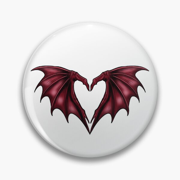 Item preview, heart Shape Batwings designed and sold by PUMPKIN HEAD SHOP.