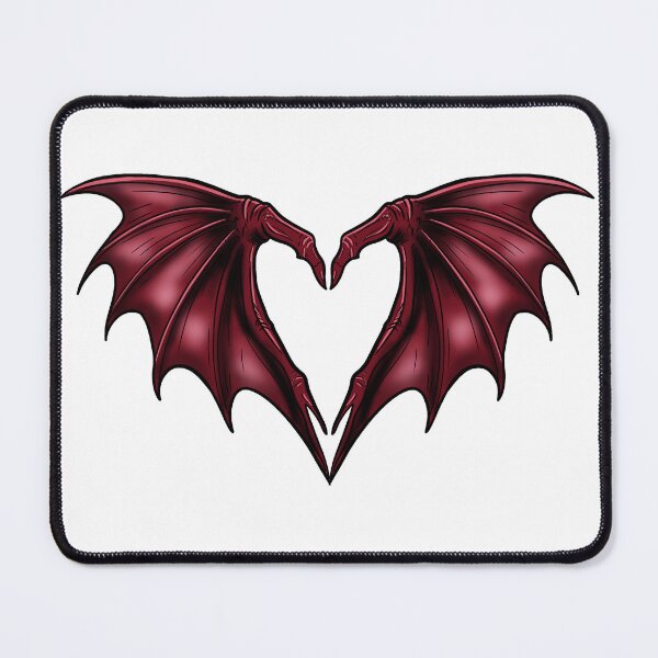 Item preview, heart Shape Batwings designed and sold by PUMPKIN HEAD SHOP.