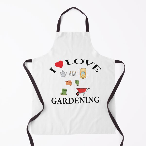 Item preview, I Love Gardening Garden Tools Hobby Illustration designed and sold by Moriarty's Digital Visions.