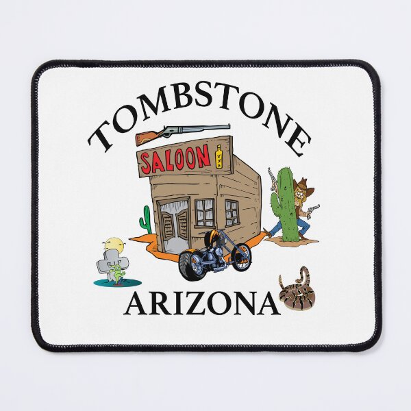 Item preview, Tombstone Arizona Wild West Saloon Cowboy Desert Illustration designed and sold by Moriarty's Digital Visions.
