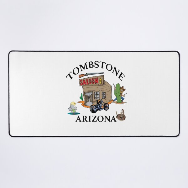 Item preview, Tombstone Arizona Wild West Saloon Cowboy Desert Illustration designed and sold by Moriarty's Digital Visions.