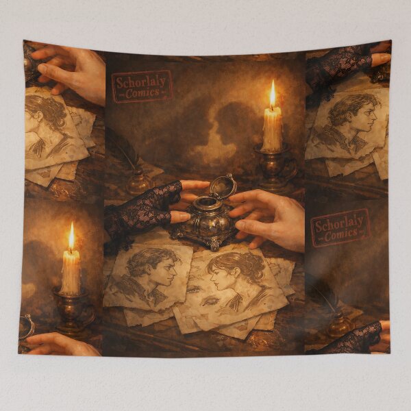 Item preview, The Shared Inkwell - Romantic Dark Academia designed and sold by bapupa.