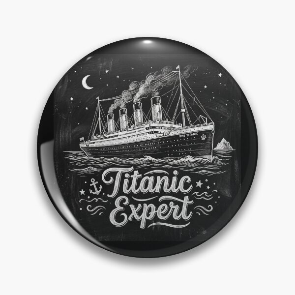 Item preview, Titanic Expert - RMS Titanic enthusiast lover fan designed and sold by NewRedLady.